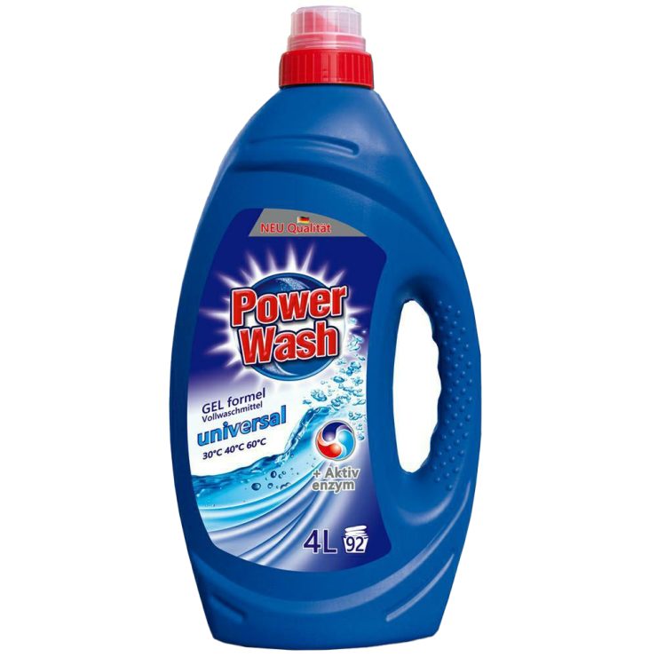 Гель для прання Універсальний, Power Wash 4 л