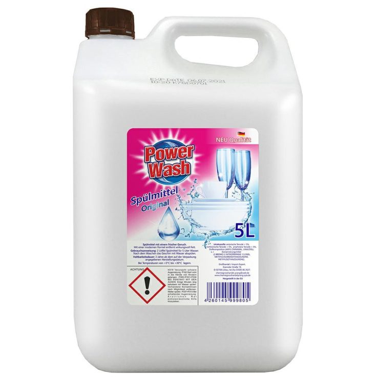 Плин для миття посуду Оригінал, Power Wash 5л