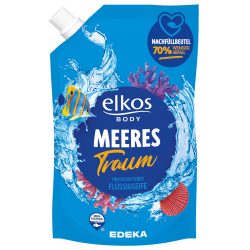 Рідке мило запаска дойпак Морська мрія, Elkos 750 мл