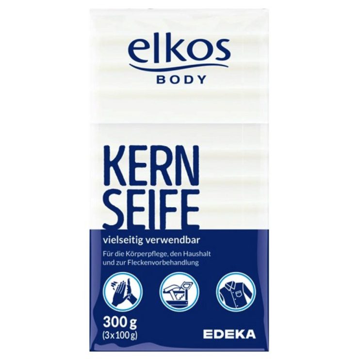 Тверде мило господарське, Elkos 3*100гр