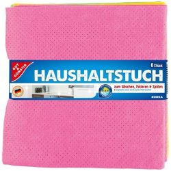 Ганчірка для прибирання Універсальна, Gut & Gunstig 6 шт (38см*38см)