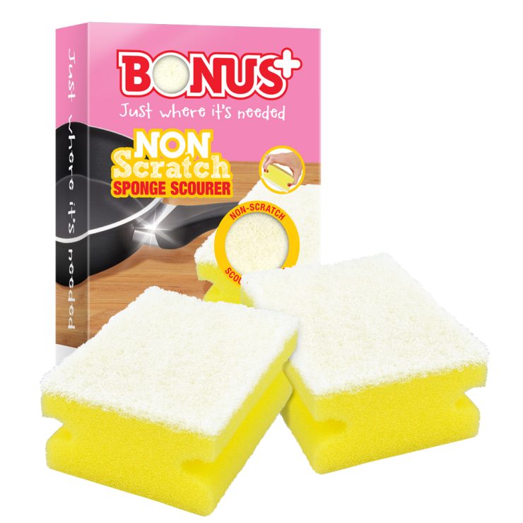 Губка для миття посуду, BONUS 2 шт.