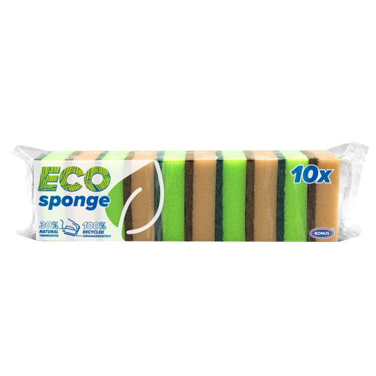 Губка для миття посуду, BONUS 10 шт.