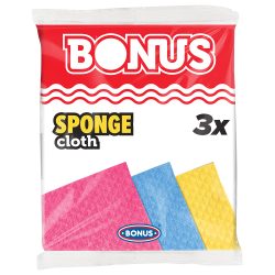 Ганчірка вологопоглинаюча 18*16см., BONUS 3 шт.
