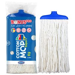 Моп шнурковий коттон голубий, BONUS 350 г