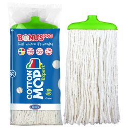 Моп шнурковий коттон зелений, BONUS 350 г