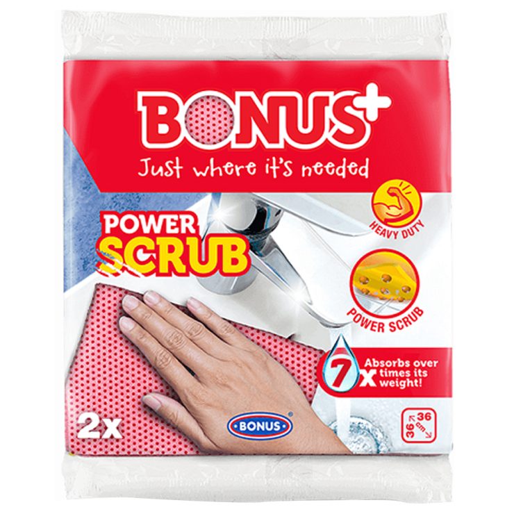Ганчірка +Power Scrub cloth, BONUS 1 шт.