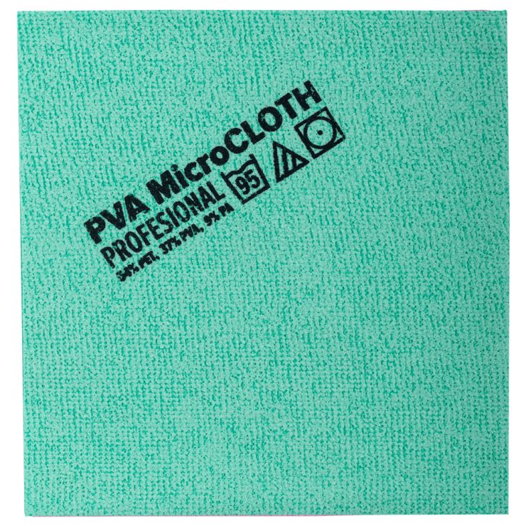 Ганчірка PVA з Мікрофібри 36*38 (зелена ), BONUS 1 шт