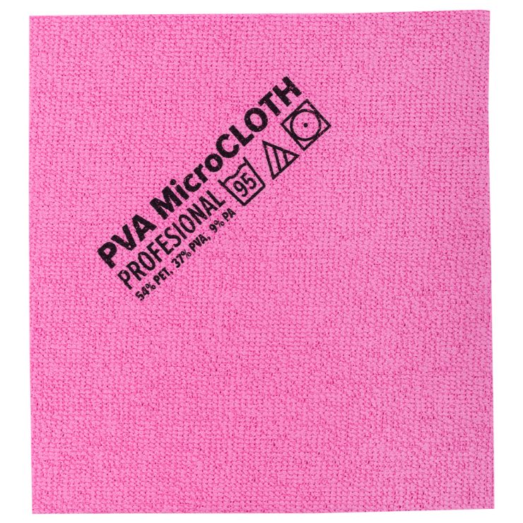 Ганчірка PVA з Мікрофібри 36*38 (рожева), BONUS 1 шт