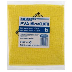 Ганчірка PVA з Мікрофібри 36*38 (жовта), BONUS 1 шт