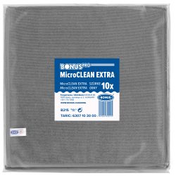 Ганчірка мікрофібра 40*40 СІРА, BONUS 10 шт