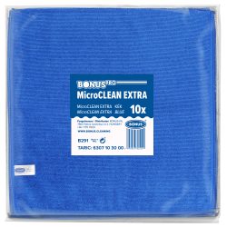 Ганчірка мікрофібра 40*40 ГОЛУБА, BONUS 10 шт.