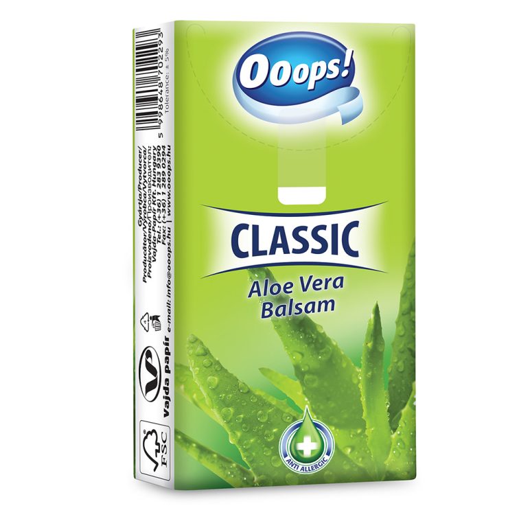 Серветки 3-ох шар. Алоє Вера Ooops! 10*10