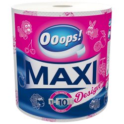 Рушники 2-ох шар. Максі Дизайн, Ooops! 1шт. 500 відр.