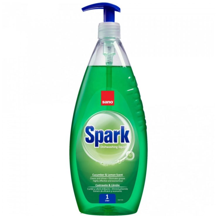 Засіб для миття посуду Огірок та Лайм, Spark 1 л