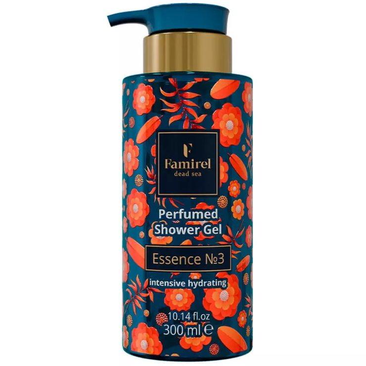 Парфумований гель для душу Intensive Hydrating Essence №3, Famirel 300 мл