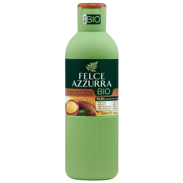 Гель для душу Арганова олія та Мед BIO, Felce Azzurra 500 мл