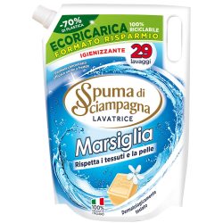 Гель для прання марсельське мило, еко-пак, Spuma di Sciampagna 1305 мл