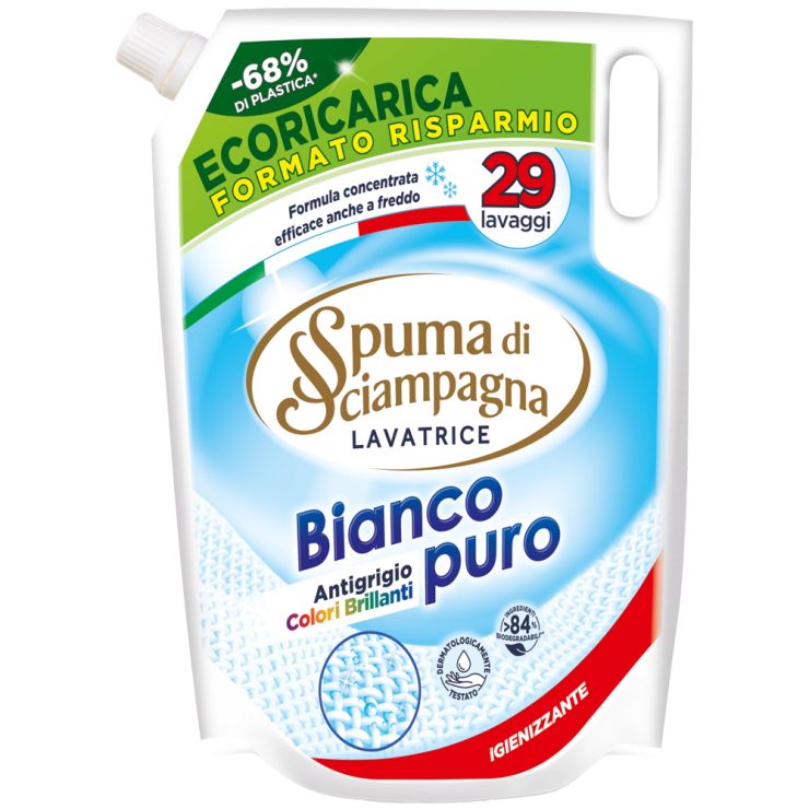 Гель для прання для білого, еко-пак, Spuma di Sciampagna 1305 мл