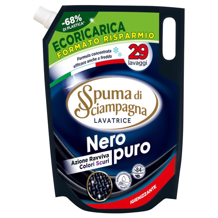 Гель для прання для чорного, еко-пак, Spuma di Sciampagna 1305 мл