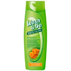 Шампунь з екстрактом меду для неслухняного волосся, Wash&Go 400 мл