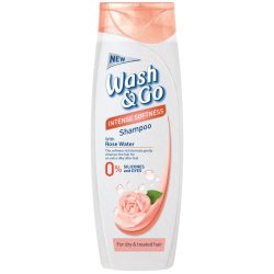 Шампунь з трояндовою водою для сухого та пошкодженого волосся, Wash&Go 200 мл