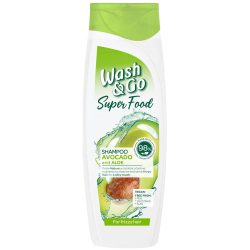 Шампунь з авокадо та алое вера, Wash&Go 400 мл