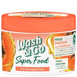 Маска для волосся з папайя та морінга, Wash&Go 300 мл