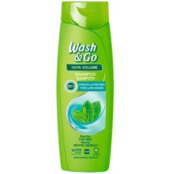 Шампунь з ментолом для всіх типів волосся, Wash&Go 360 мл