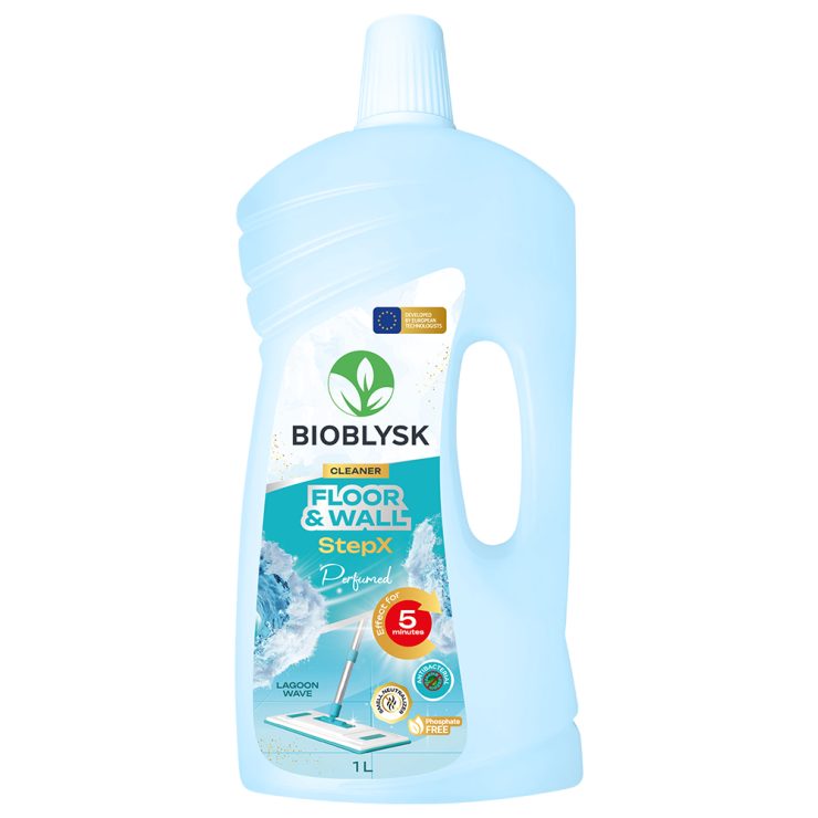 Засіб для миття підлоги та стін ‘’StepX Lagoon Wave’’, BioBlysk 1 л
