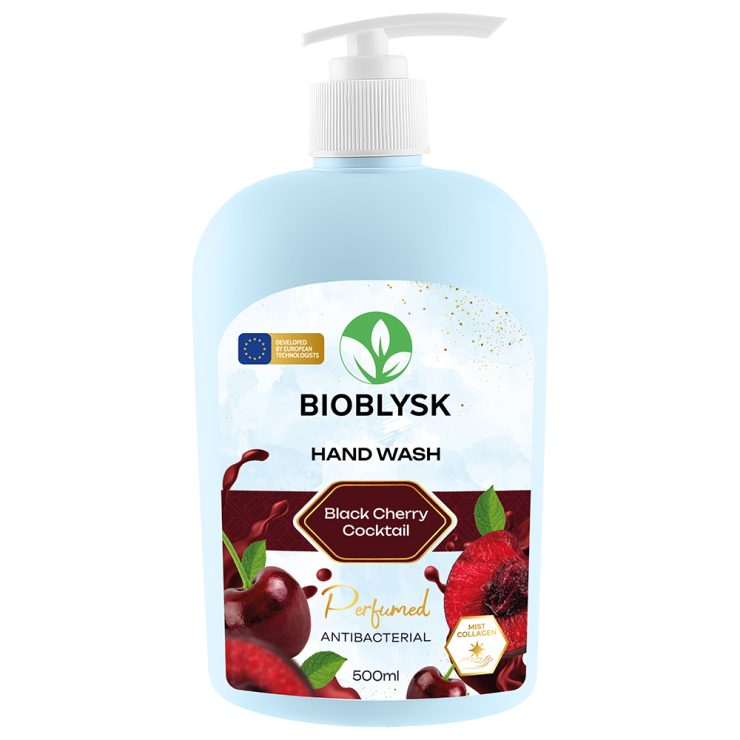 Рідке крем-мило парфумоване антибактеріальне “Black Cherry Cocktail”, BioBlysk 500 мл