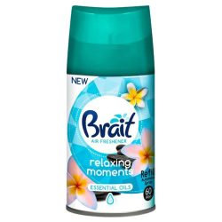 Змінний балон для автоматичного ароматизатора повітря “Relaxing Moments”, Brait 250 мл