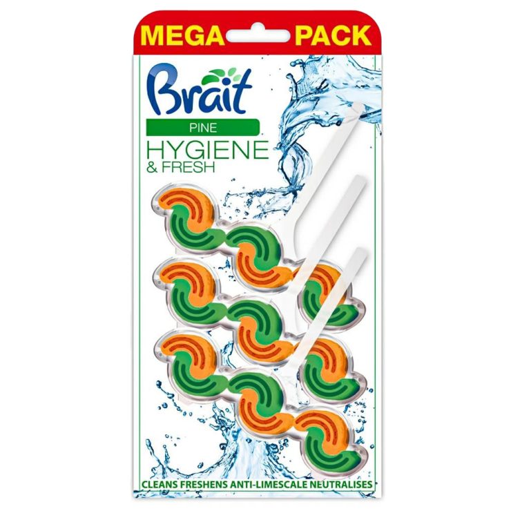 Блок для туалету Pine, Brait 3х45 г