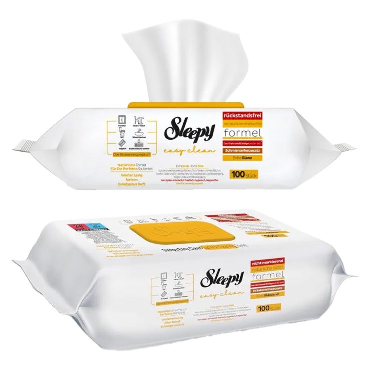 Вологі cерветки для прибирання Easy Clean Herbal, Sleepy 100 шт.