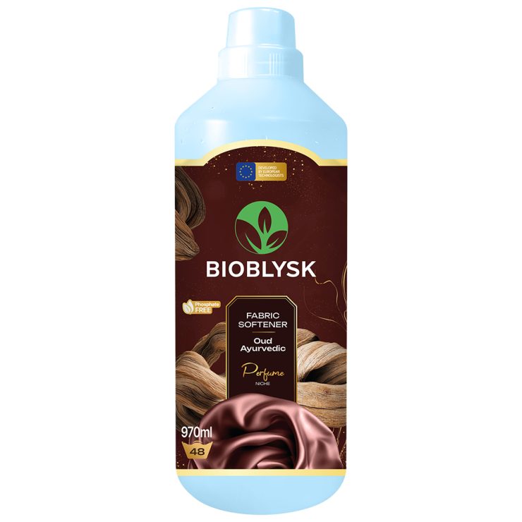 Кондиціонер для білизни парфумований ʼʼOud Ayurvedic’’, BioBlysk 970 мл