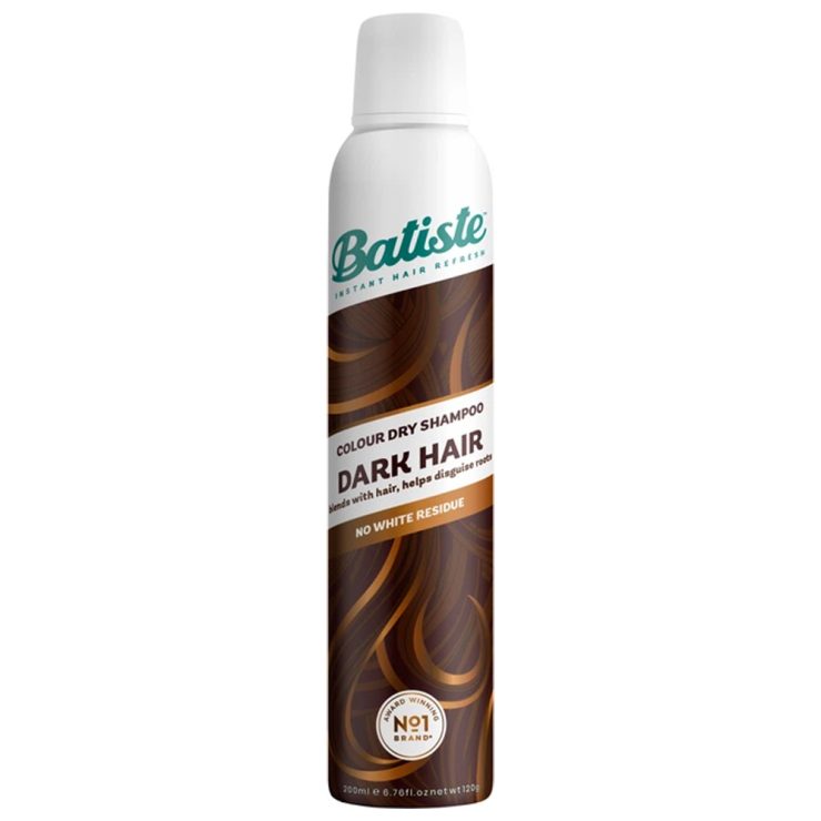 Сухий шампунь для темного волосся, Batiste 200 мл