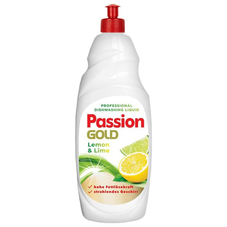 Засіб для миття посуду Lemon & Lime, Passion Gold 850 мл