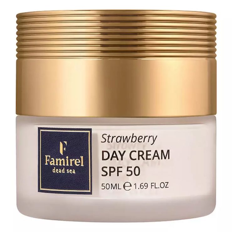 Крем для обличчя денний WW Egypt Strawberry Сяйво та рівний тон SPF50, Famirel 50 мл