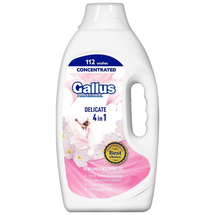 Концентрований гель для прання 4в1 Delicate, Gallus Professional 4,05 л