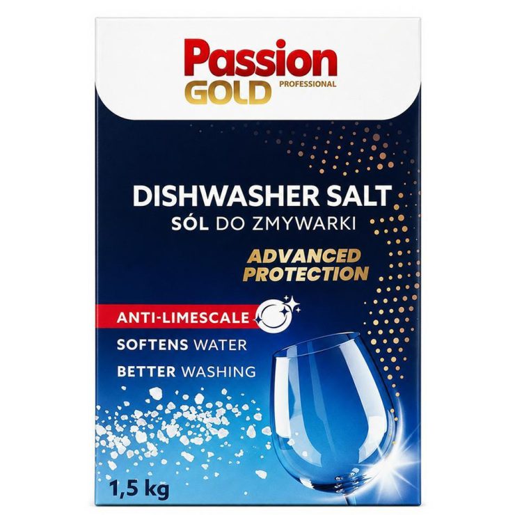 Сіль для посудомийних машин, Passion Gold 1,5 кг