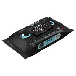 Серветки вологі антибактеріальні Black, Relax 84 шт