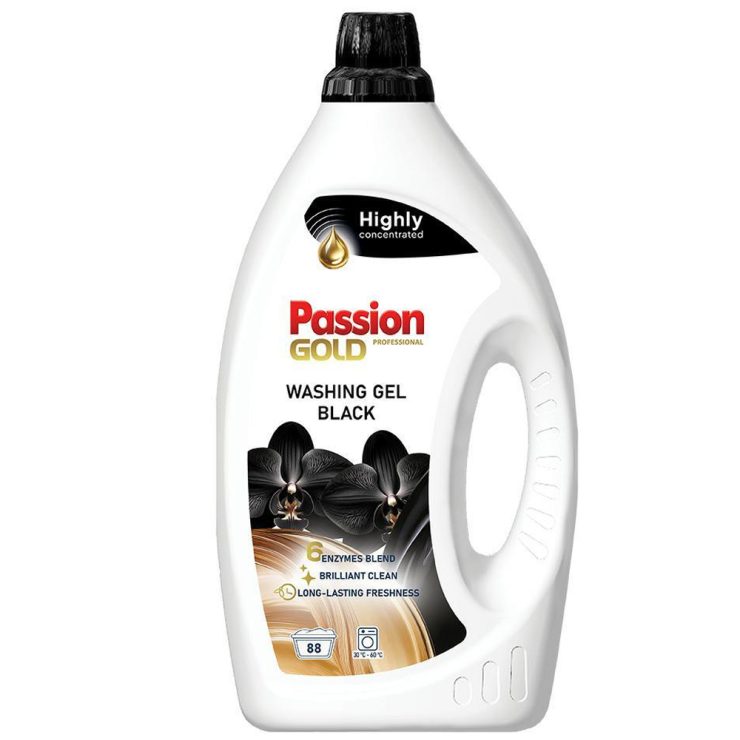 Концентрований гель для прання чорного, Passion Gold 3,52 л