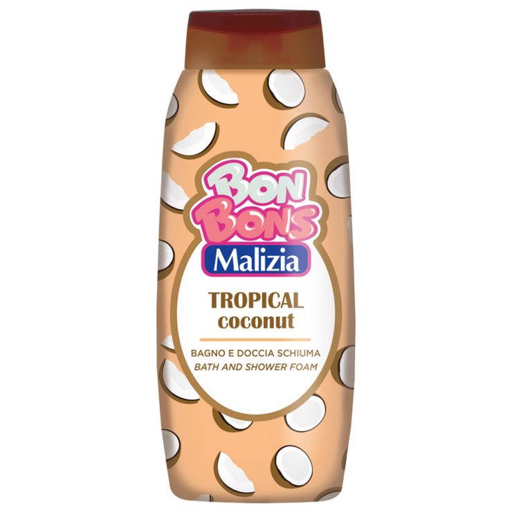 Дитяча гель-піна для ванни та душу Coconut, Malizia 500 мл