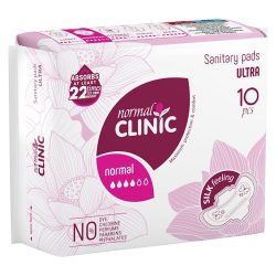 Прокладки для критичних днів Ultra Silk Feeling 4 краплі, Normal Clinic 10 шт