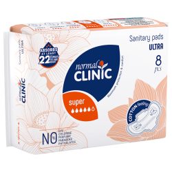 Прокладки для критичних днів Ultra Cotton Feeling 5 крапель, Normal Clinic 8 шт