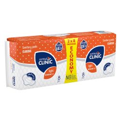 Прокладки для критичних днів Classic Silk Feeling 4 краплі DUO, Normal Clinic 16 шт