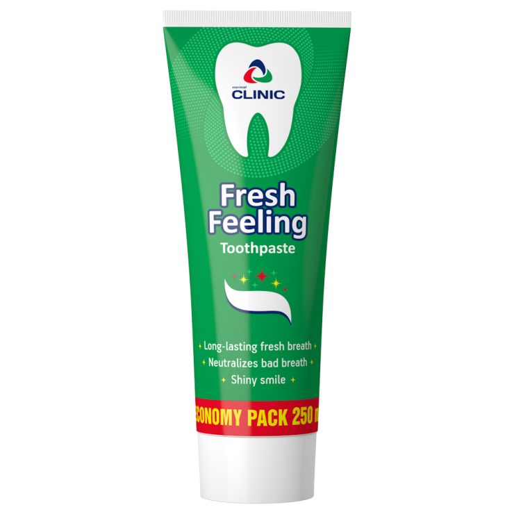 Зубна паста Свіжий подих, Normal Clinic 250 мл