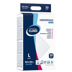 Універсальні гігієнічні пелюшки Ultra L Economy Pack, Normal Clinic 60×90 30 шт