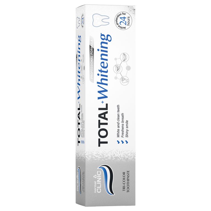 Зубна паста Total+ Відбілювання, Normal Clinic 100 мл