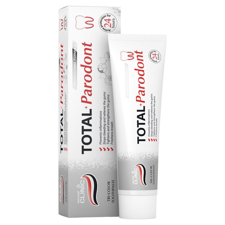 Зубна паста Total+ Пародонт, Normal Clinic 100 мл